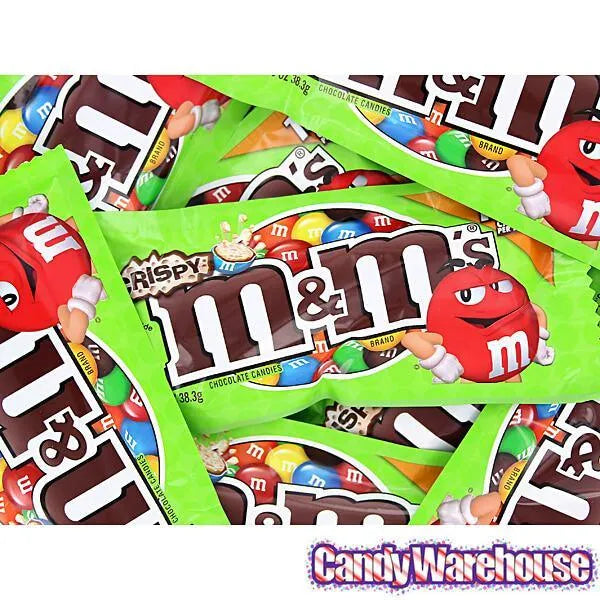 M&M's Candy Packets - Crispy: 24-Piece Box