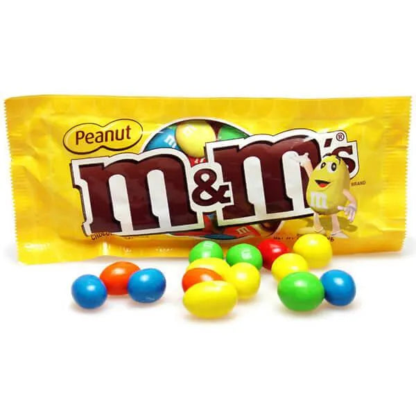 M&M's Candy Packs - Peanut: 48-Piece Box