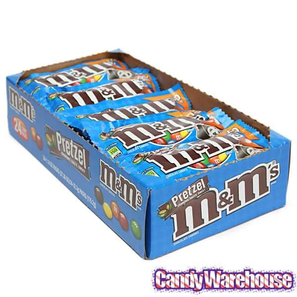 M&M's Candy Packs - Pretzel: 24-Piece Box