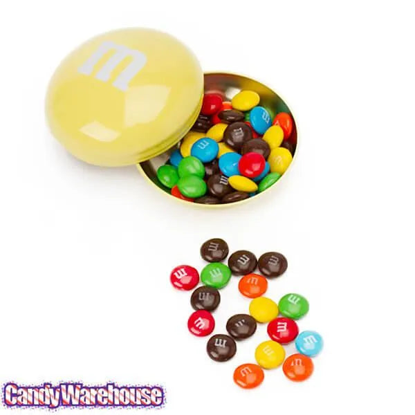 M&M's Filled Pastel Candy Tins: 12-Piece Box