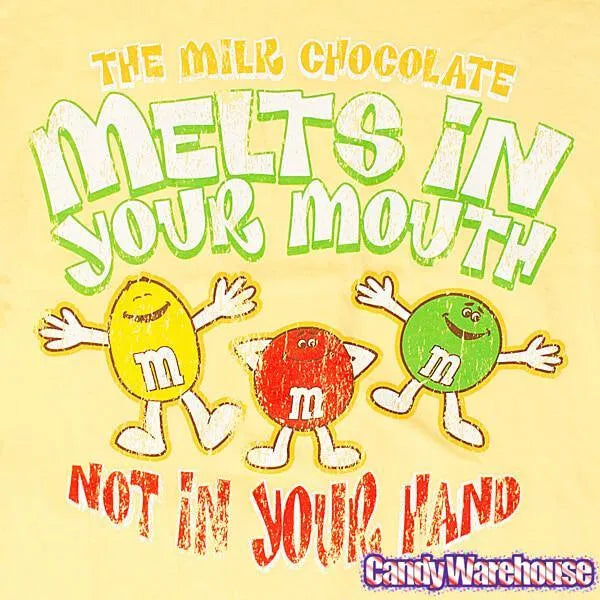 M&M's Melts in Your Mouth Distressed T-Shirt - Youth - XLarge