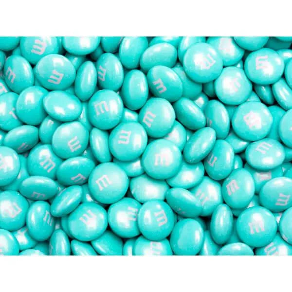 M&M's Milk Chocolate Candy - Aqua: 10LB Bag