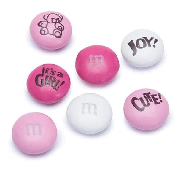 M&M's Milk Chocolate Candy - Baby Girl: 2LB Bag