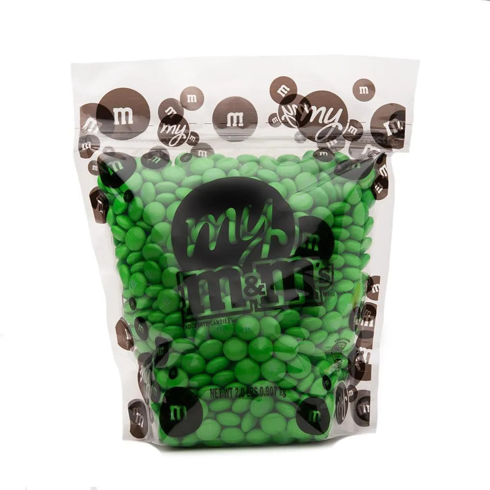 M&M's Milk Chocolate Candy - Green: 2LB Bag