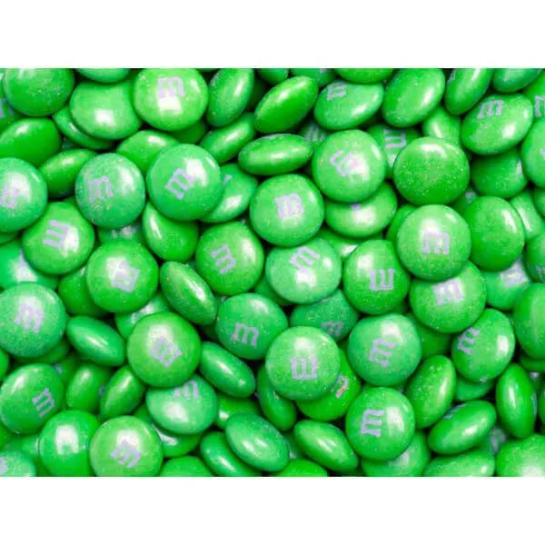 M&M's Milk Chocolate Candy - Green: 10LB Bag