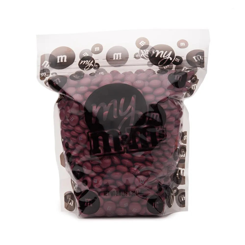 M&M's Milk Chocolate Candy - Maroon: 2LB Bag