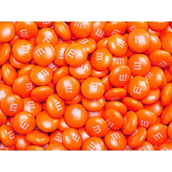 M&M's Milk Chocolate Candy - Orange: 10LB Bag