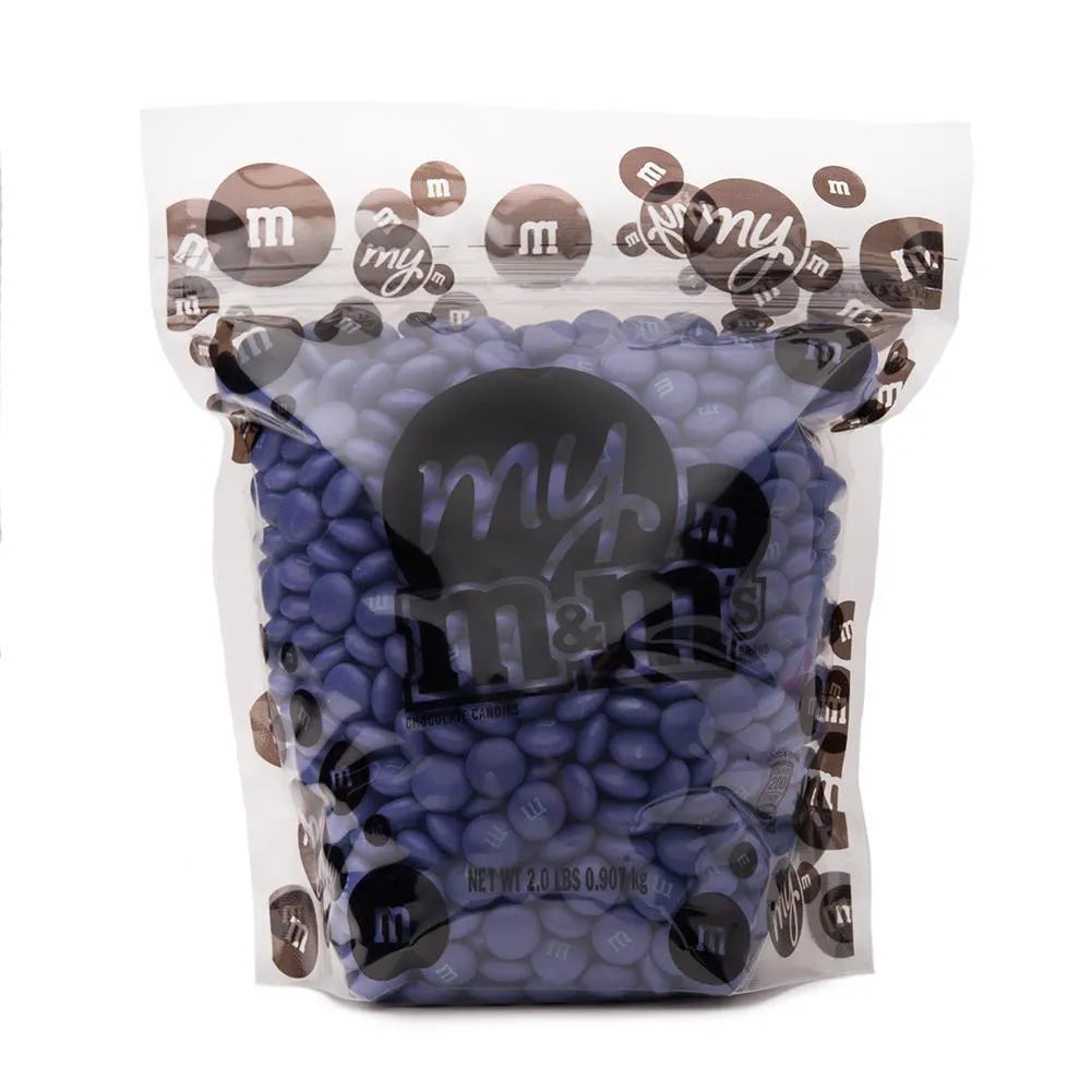 M&M's Milk Chocolate Candy - Purple: 2LB Bag