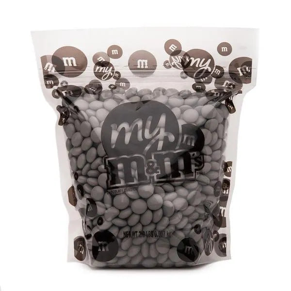 M&M's Milk Chocolate Candy - Silver: 2LB Bag