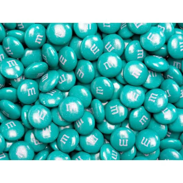 M&M's Milk Chocolate Candy - Teal: 10LB Bag