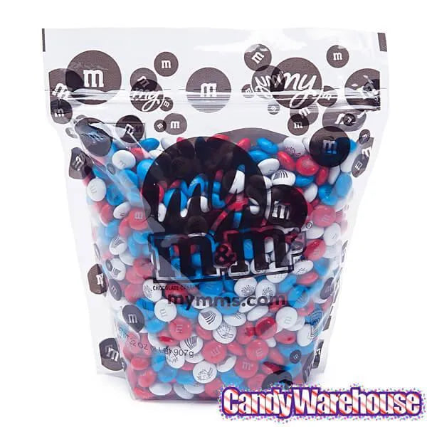 M&M's Milk Chocolate Candy - USA Freedom: 2LB Bag