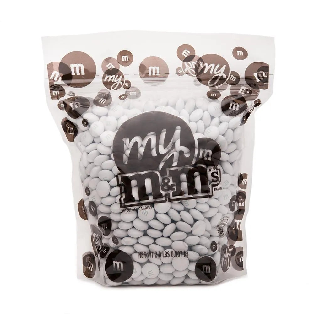 M&M's Milk Chocolate Candy - White: 2LB Bag