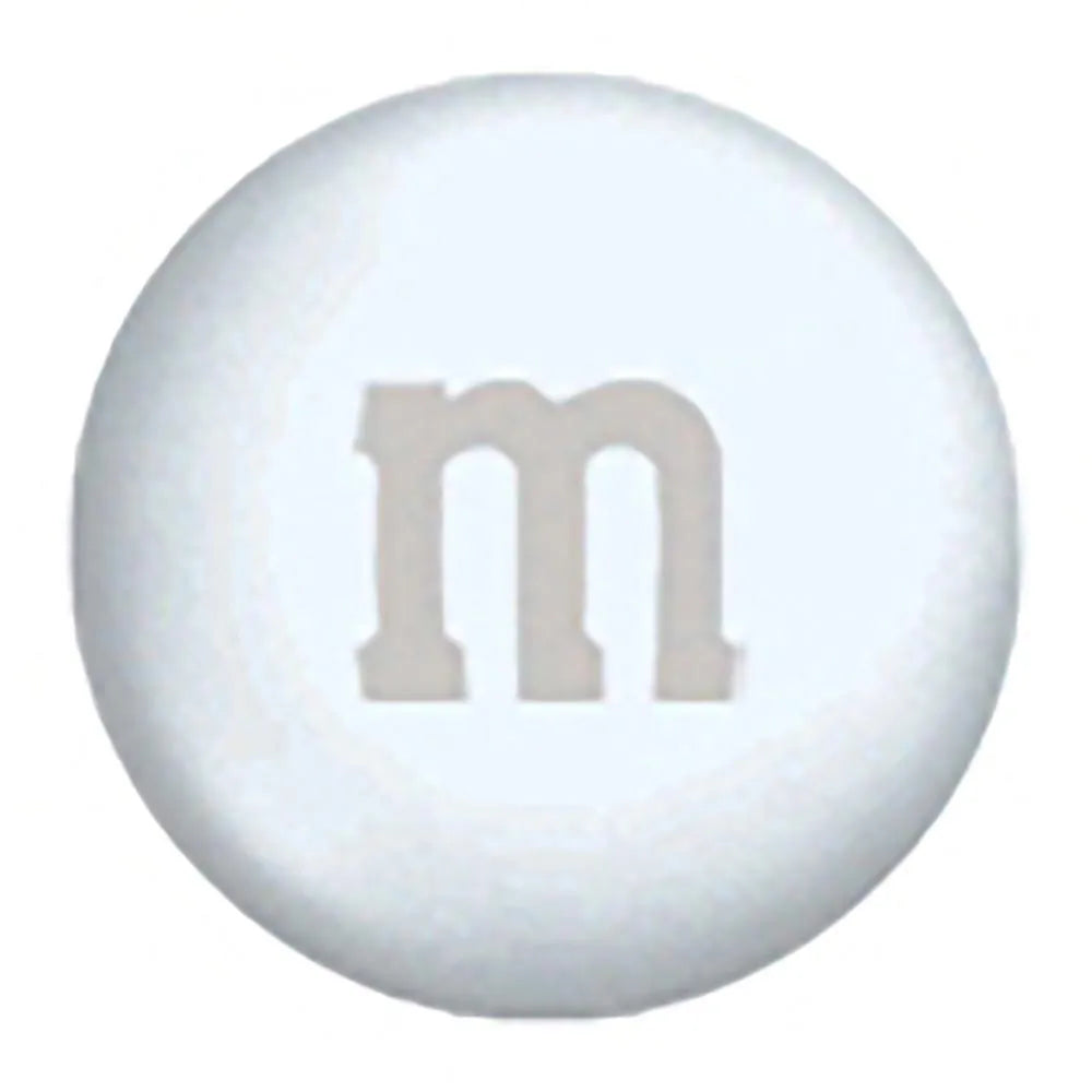 M&M's Milk Chocolate Candy - White: 10LB Bag