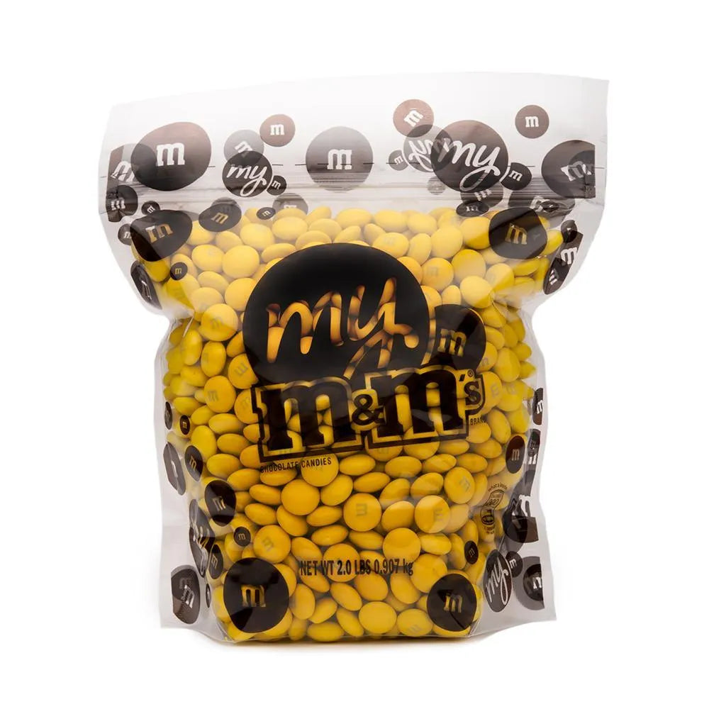 M&M's Milk Chocolate Candy - Yellow: 2LB Bag