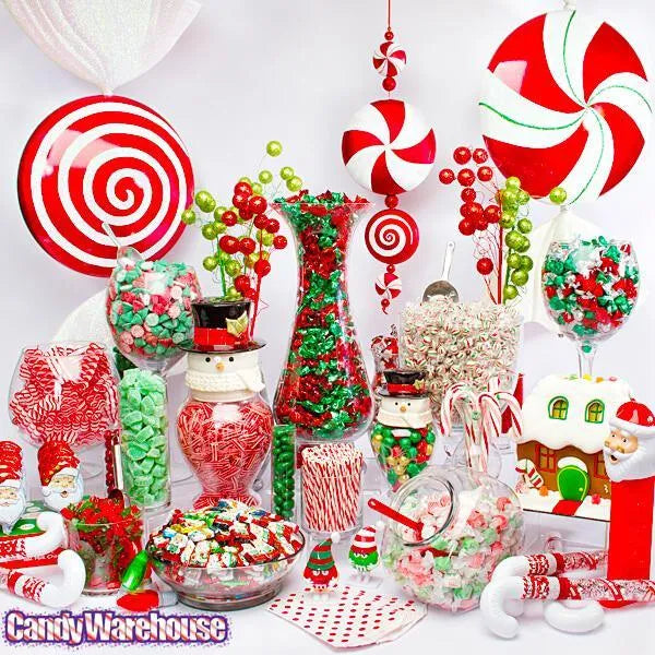 M&M's Minis Candy Filled Christmas Figurines: 12-Piece Display