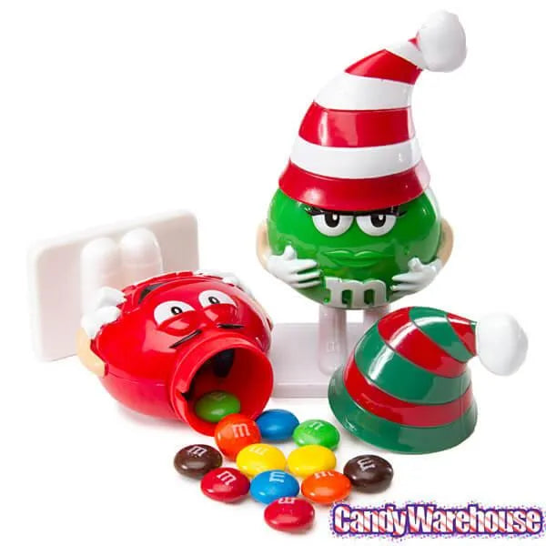 M&M's Minis Candy Filled Christmas Figurines: 12-Piece Display