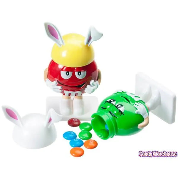 M&M's Minis Candy Filled Easter Bunny Figurines: 12-Piece Display