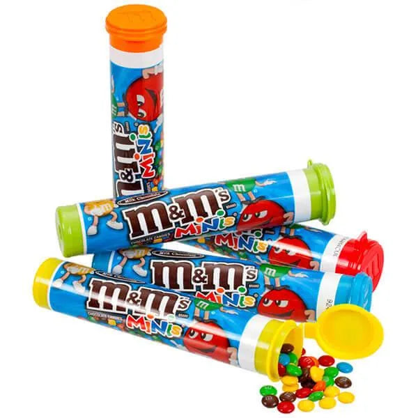 M&M's Minis Candy Mega Tubes: 24-Piece Box