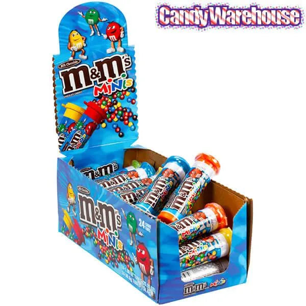 M&M's Minis Candy Tubes: 24-Piece Box