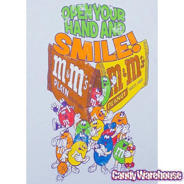 M&M's Open Your Hand and Smile Distressed T-Shirt - Youth - Large