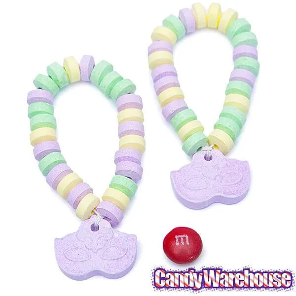 Mardi Gras Candy Bracelets: 12-Piece Box