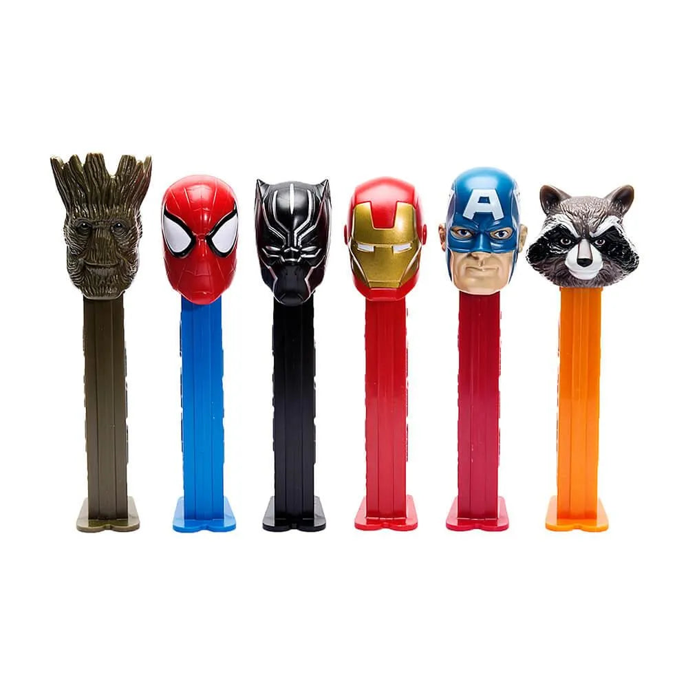 Marvel Avengers PEZ Candy Packs: 12-Piece Display