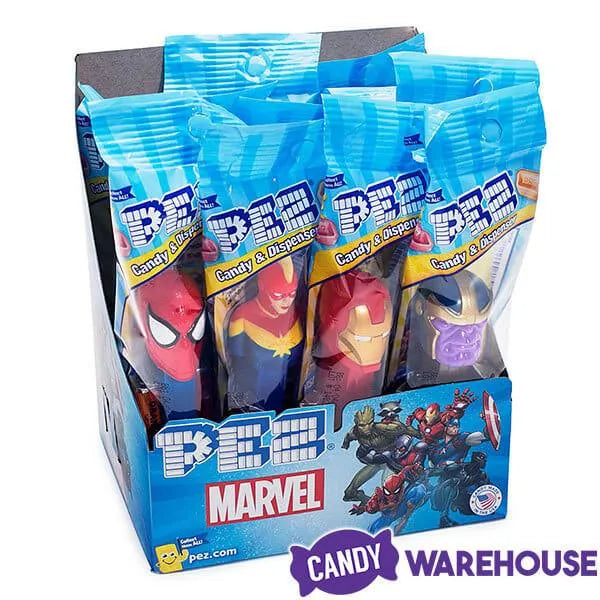 Marvel PEZ Candy Packs: 12-Piece Display