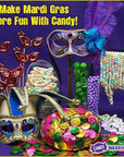 Masquerade Mask Hard Candy Lollipops: 12-Piece Bag