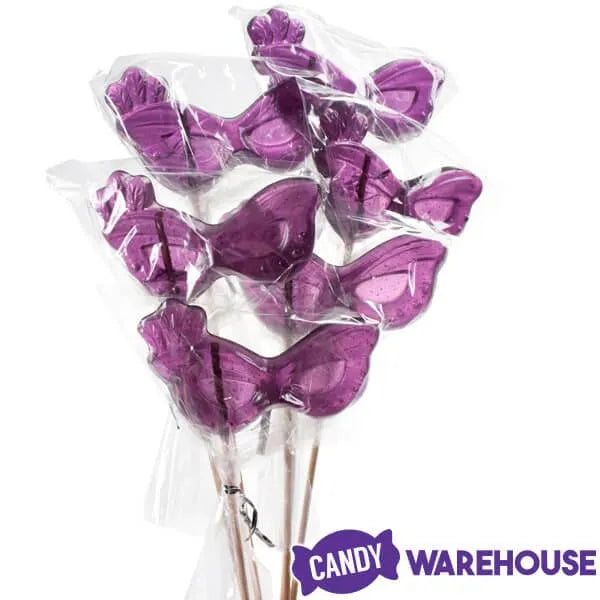 Masquerade Mask Hard Candy Lollipops: 12-Piece Bag