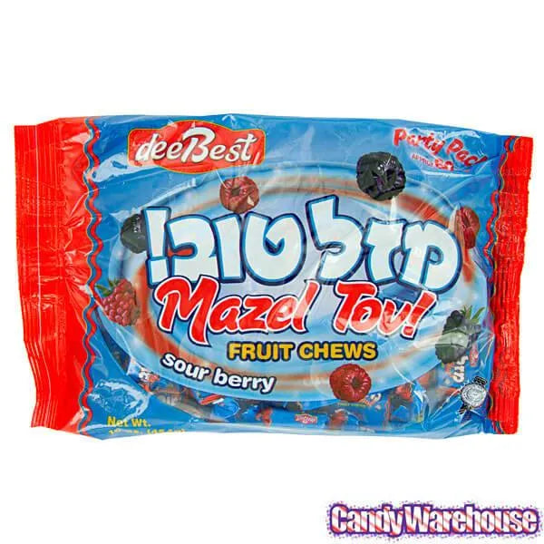 Mazel Tov Sour Berry Fruit Chews: 16-Ounce Bag