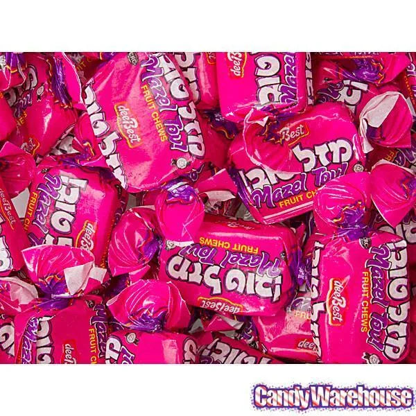 Mazel Tov Sour Strawberry Fruit Chews: 16-Ounce Bag