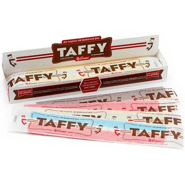 McCraw's Giant Taffy Candy Slabs: 24-Piece Box