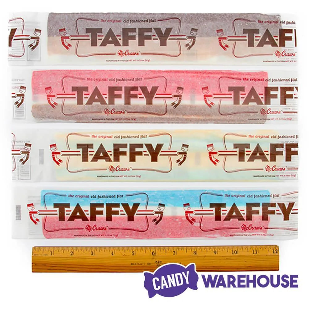 McCraw's Giant Taffy Candy Slabs: 24-Piece Box