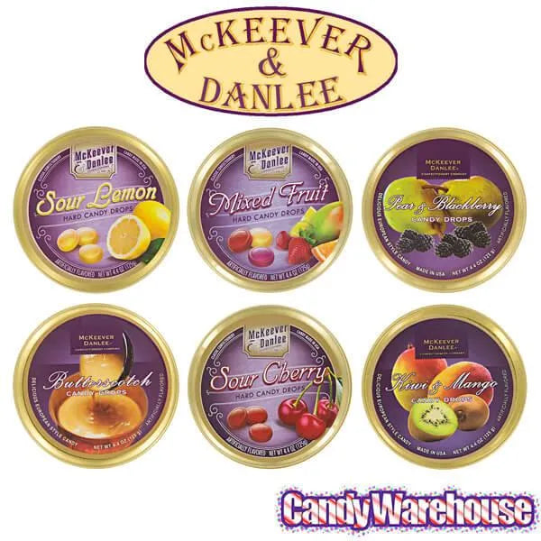 McKeever & Danlee Bon Bons Candy Tins - Butterscotch: 6-Piece Box