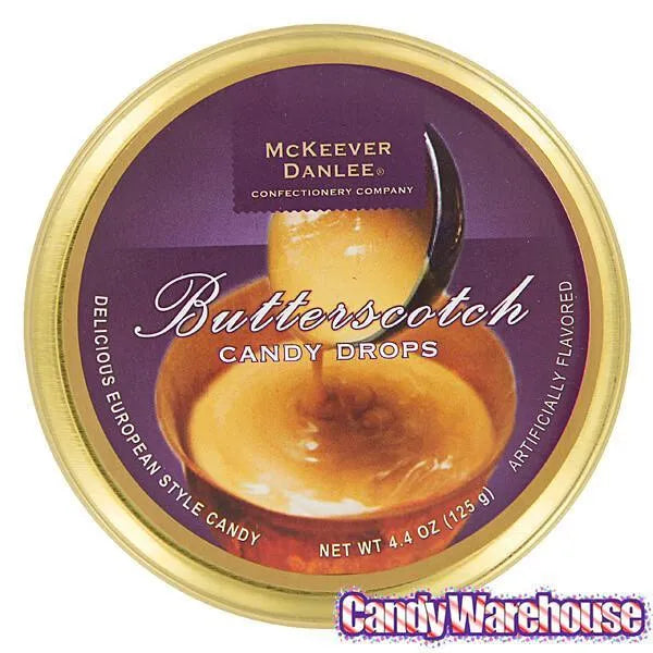 McKeever & Danlee Bon Bons Candy Tins - Butterscotch: 6-Piece Box