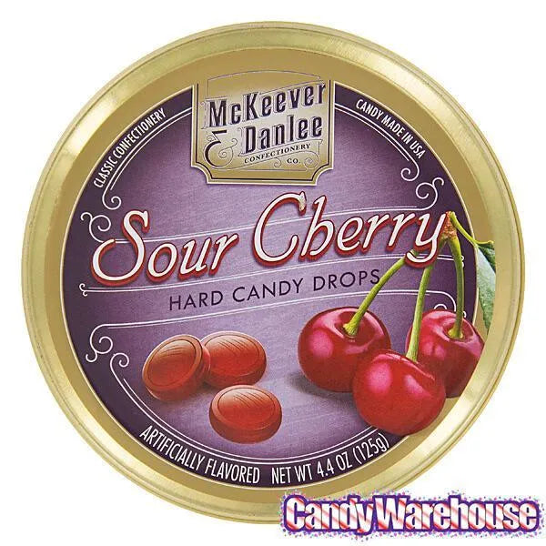 McKeever & Danlee Bon Bons Candy Tins - Sour Cherry: 6-Piece Box