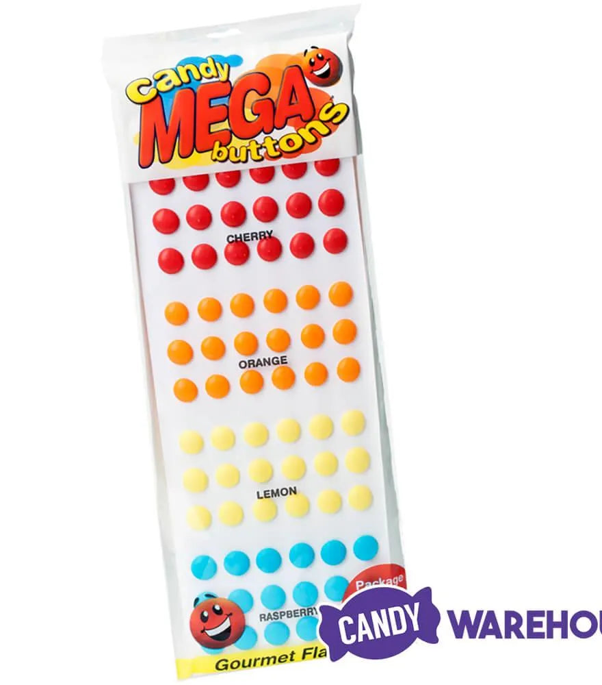 Mega Candy Buttons Sheets: 24-Piece Case