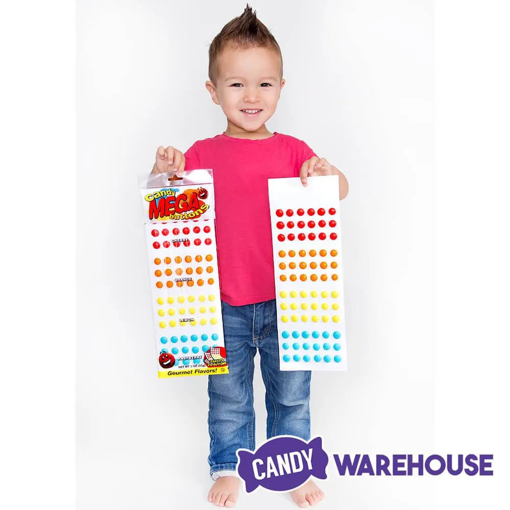 Mega Candy Buttons Sheets: 24-Piece Case