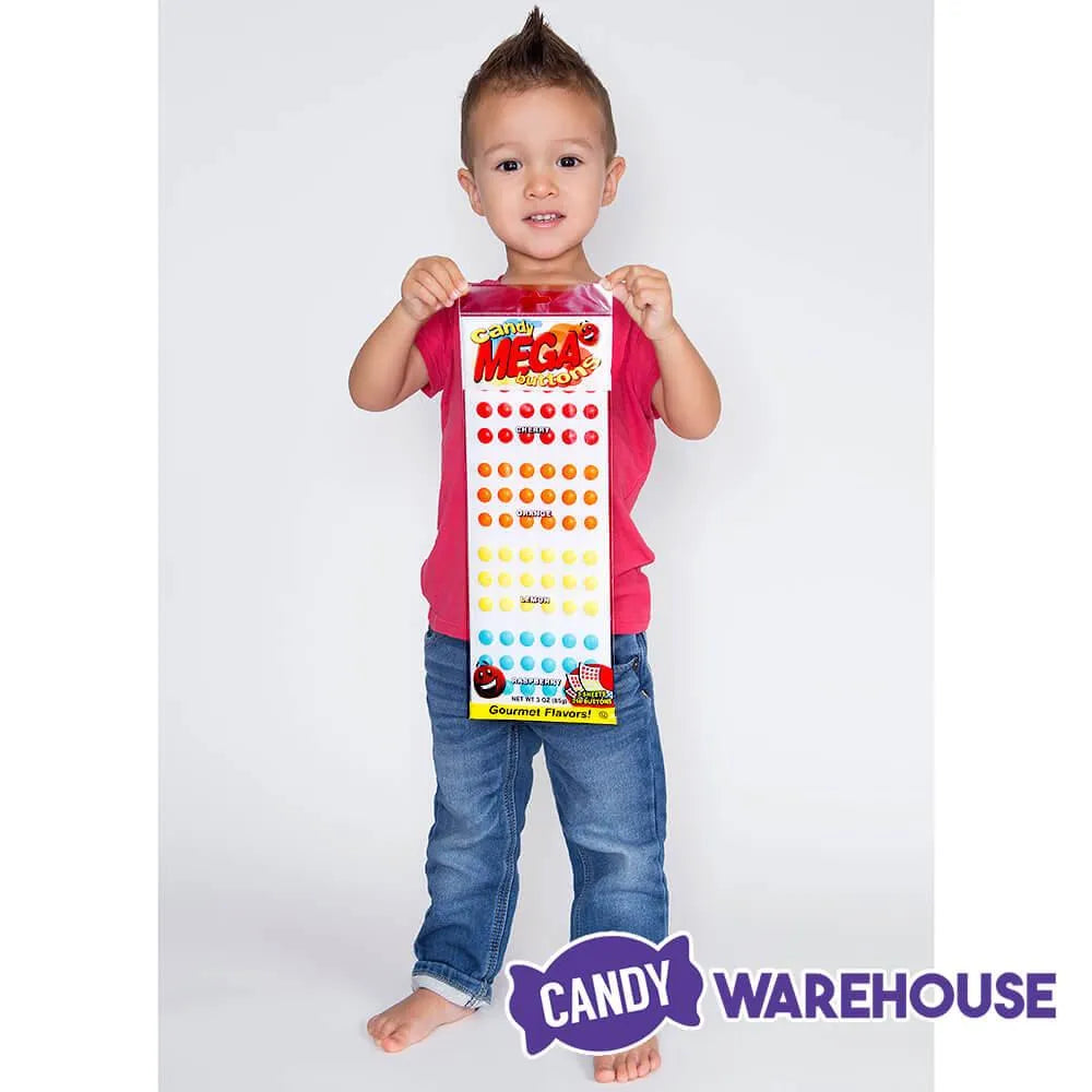 Mega Candy Buttons Sheets: 24-Piece Case