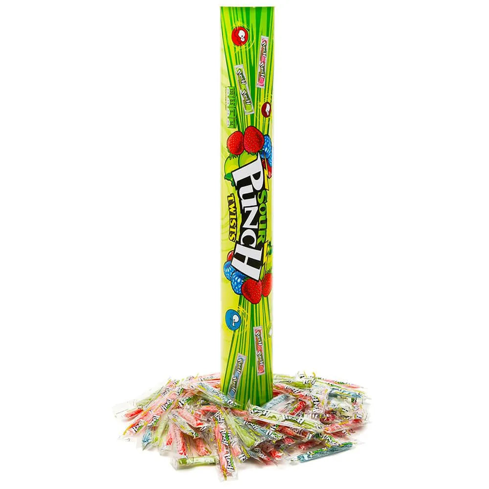 Mega Candy Super Tube Bank - Sour Punch: 6-Piece Case