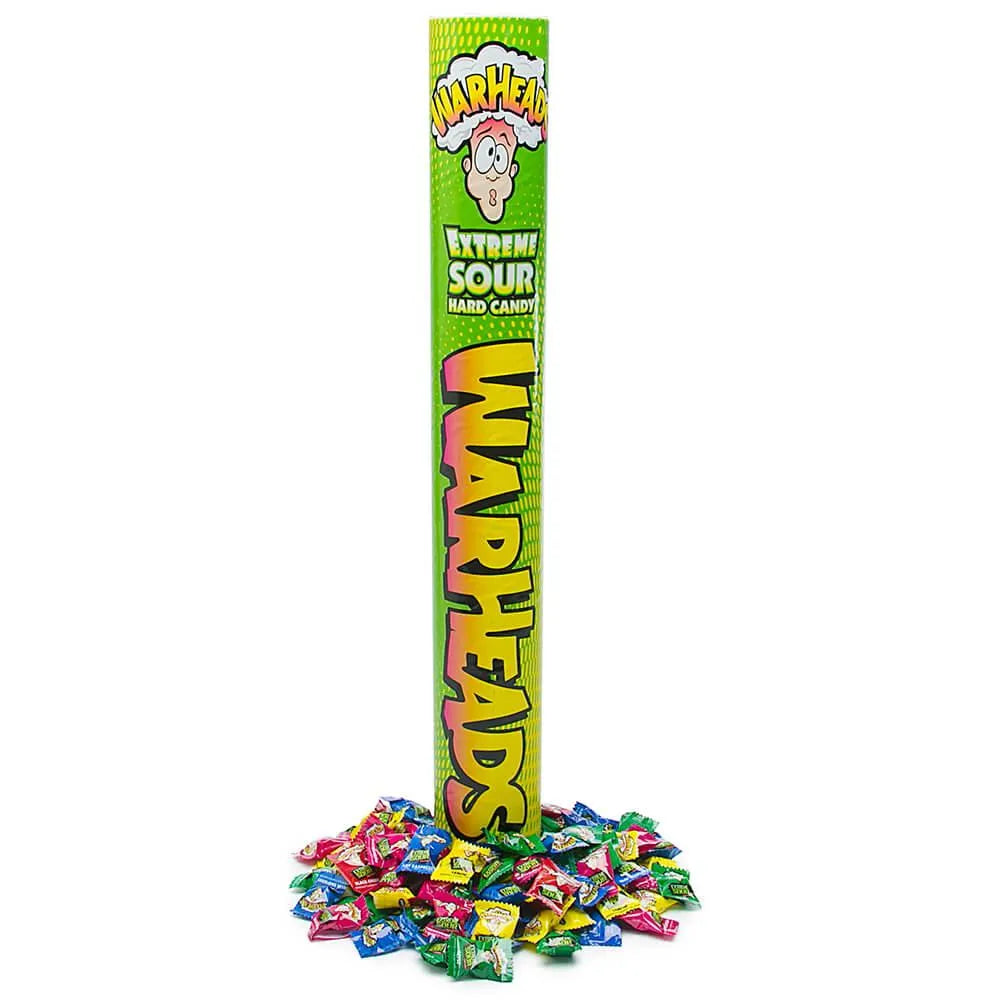 Mega Candy Super Tube Bank - WarHeads: 6-Piece Case