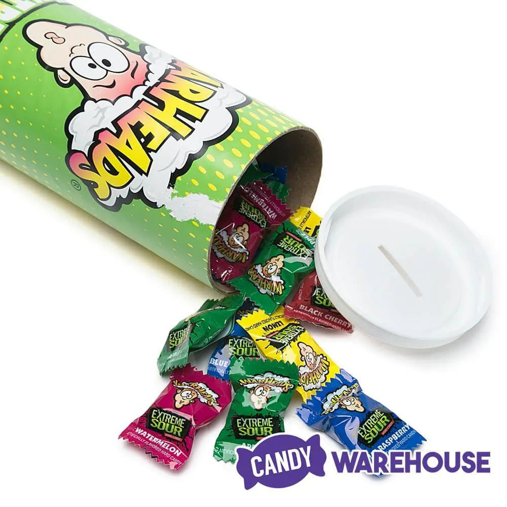 Mega Candy Super Tube Bank - WarHeads: 6-Piece Case