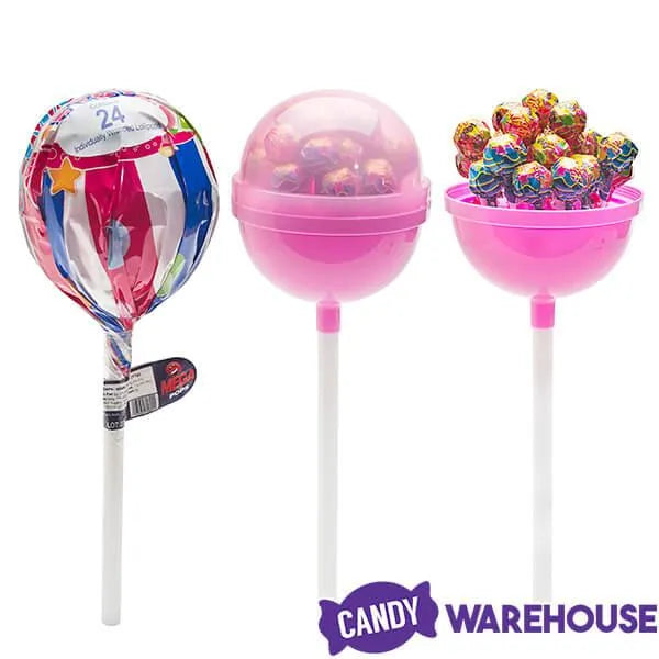 Mega Lollipops Giant Suckers: 6-Piece Display