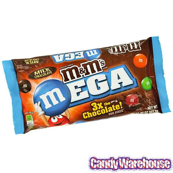 Mega M&M's Candy - Milk Chocolate: 10.2-Ounce Bag