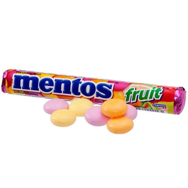 Mentos Candy Rolls - Fruit: 15-Piece Box