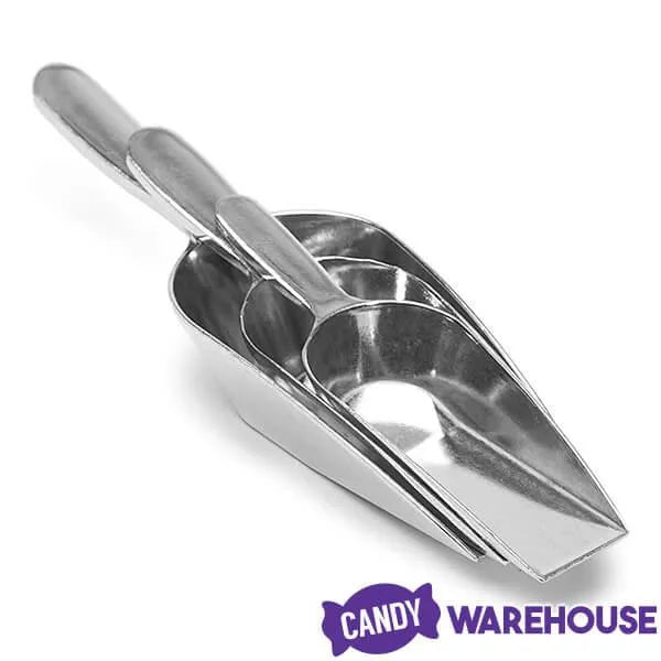 Metal Flat-Bottom Candy Scoops: 3-Piece Set