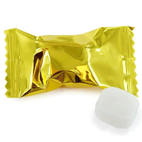 Metallic Gold Wrapped Butter Mint Creams: 300-Piece Case