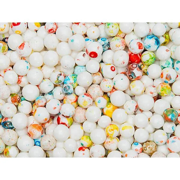 Micro Psychedelic White 1/4-Inch Jawbreakers: 2LB Bag