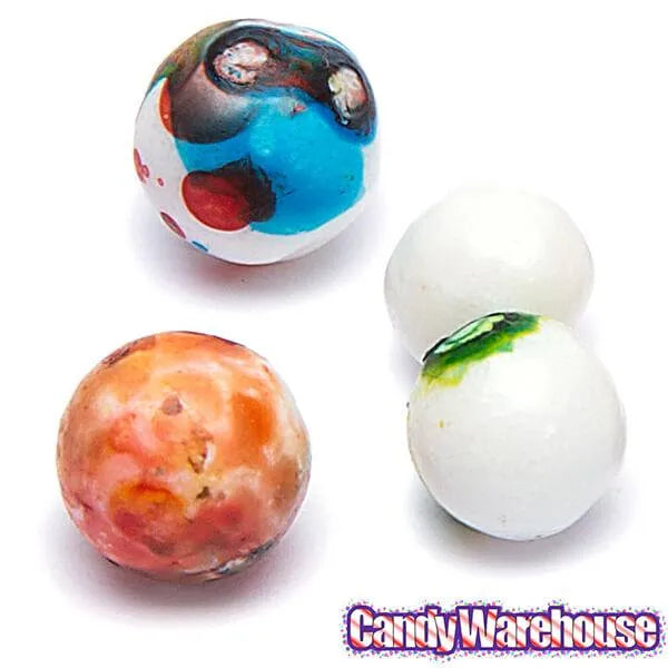 Micro Psychedelic White 1/4-Inch Jawbreakers: 2LB Bag