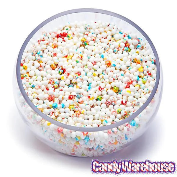 Micro Psychedelic White 1/4-Inch Jawbreakers: 2LB Bag